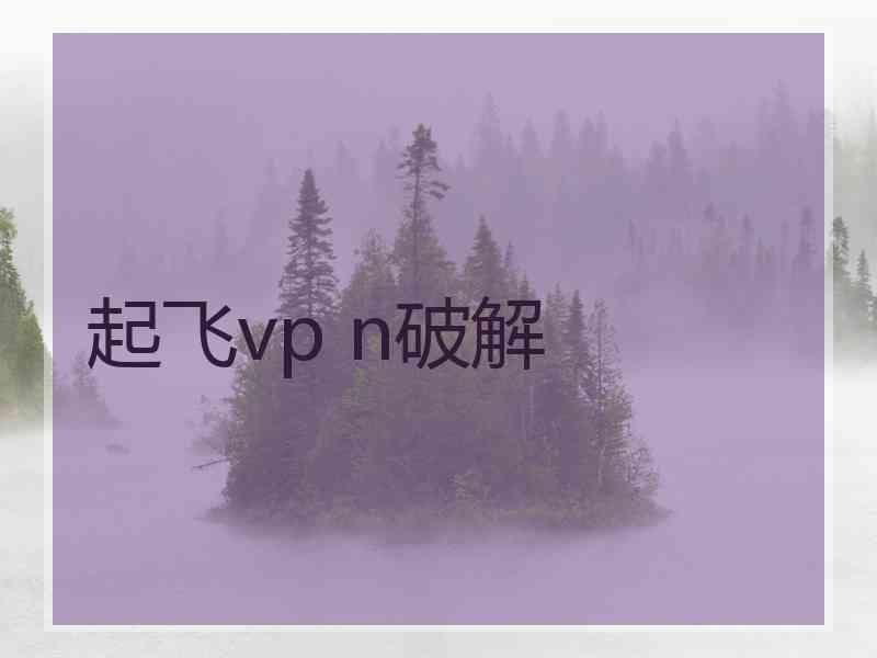 起飞vp n破解