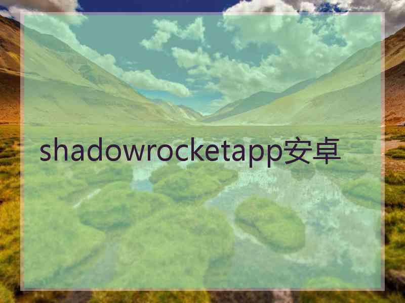 shadowrocketapp安卓