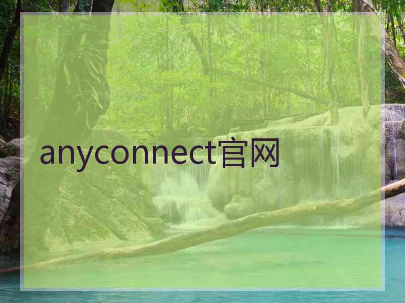 anyconnect官网