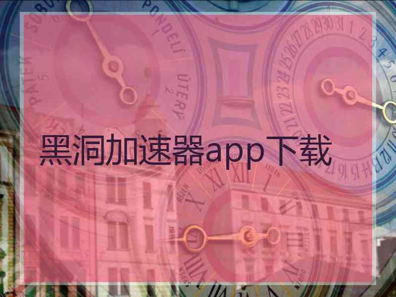 黑洞加速器app下载