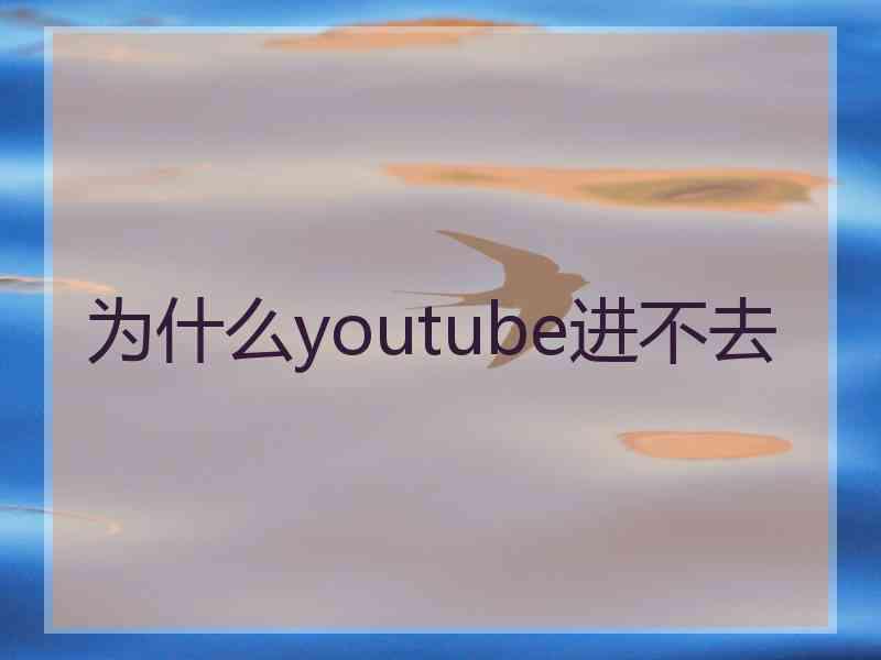 为什么youtube进不去