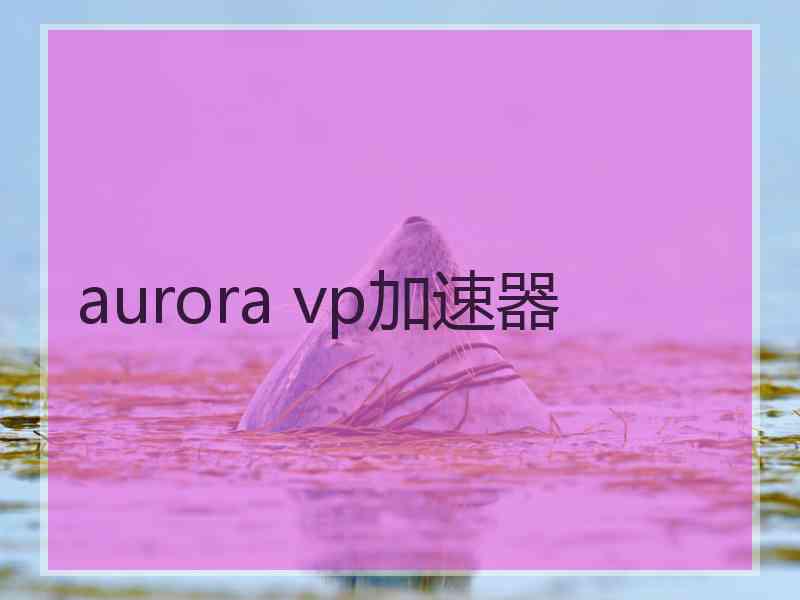 aurora vp加速器