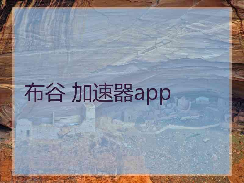 布谷 加速器app