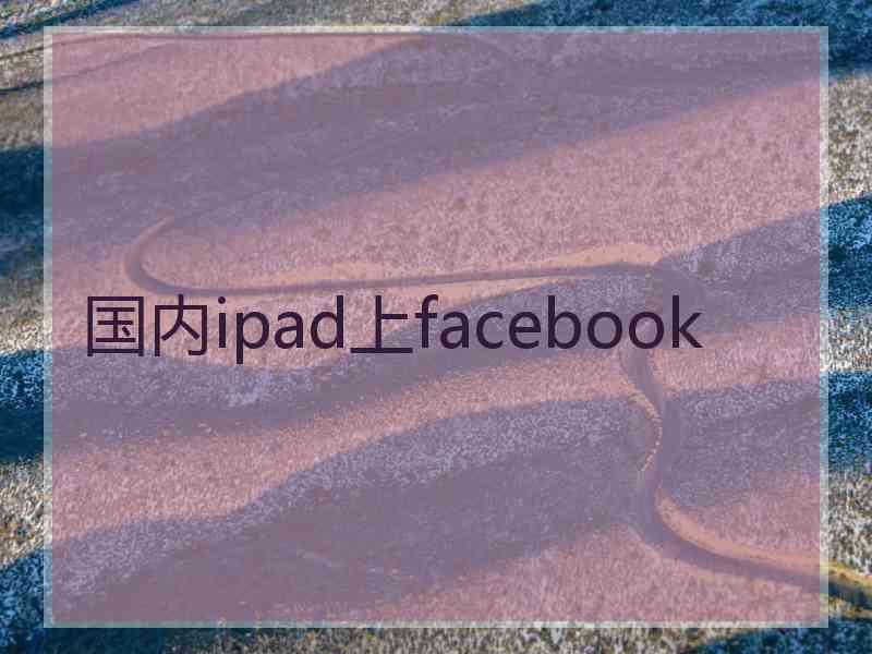 国内ipad上facebook