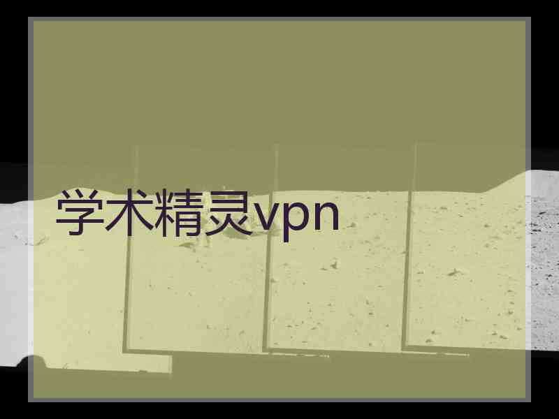 学术精灵vpn