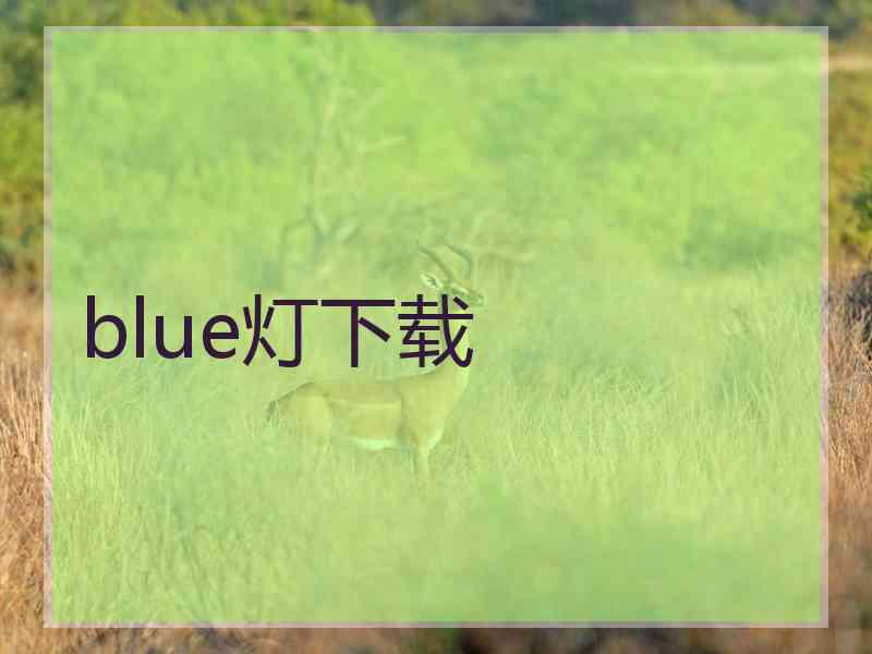 blue灯下载