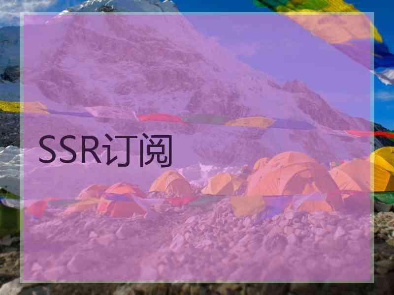 SSR订阅