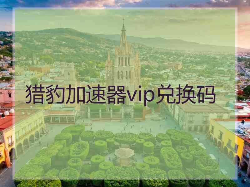 猎豹加速器vip兑换码