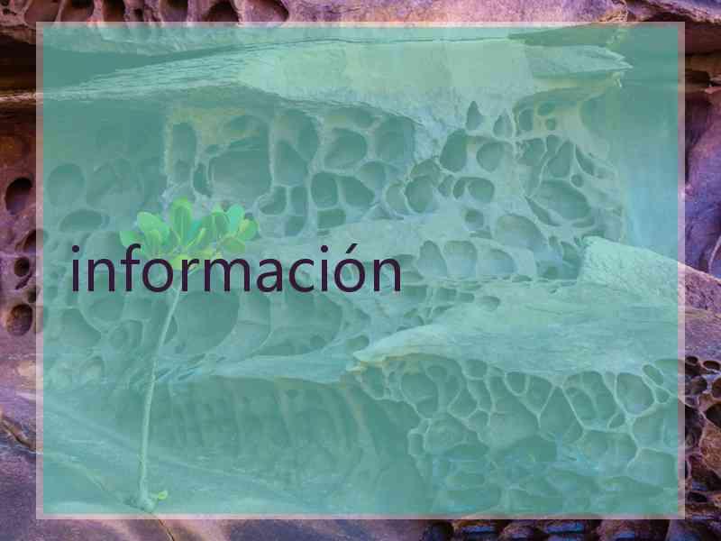 información