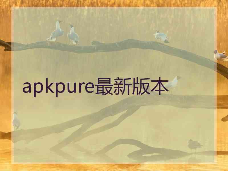 apkpure最新版本